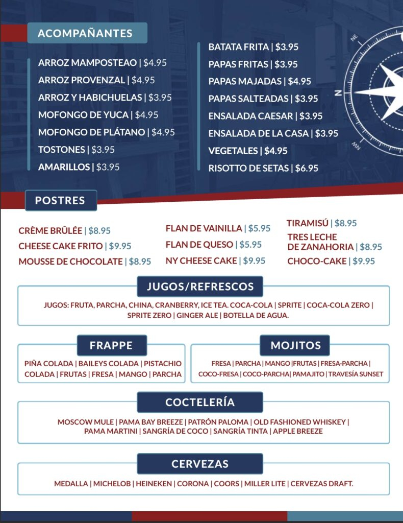 donde consigues variedad de platos como arroz mamposteados, batatas fritas y los mejores mofongos de Puerto Rico en Travesia Restaurante en Quebradillas.